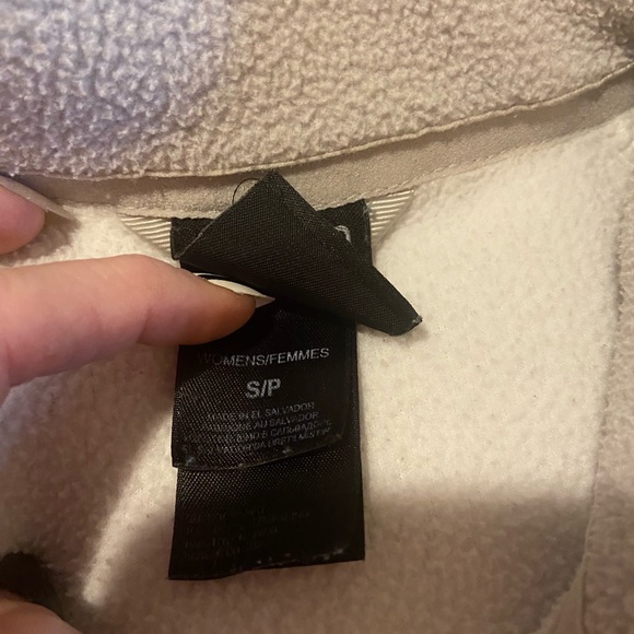 White & Gray North Face Zippy - Picture 5 of 6